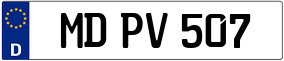 Truck License Plate